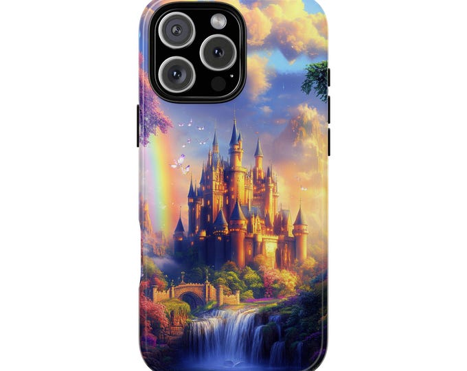 Magical Castle Magestic Rainbow Kingdom Phone Case: iPhone, Galaxy, Pixel - Lifetime Warranty