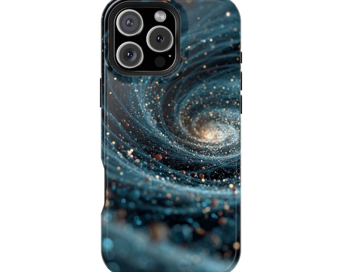 Orb Particle Vortex Abstract Swirl Phone Case: iPhone, Galaxy, Pixel - Lifetime Warranty