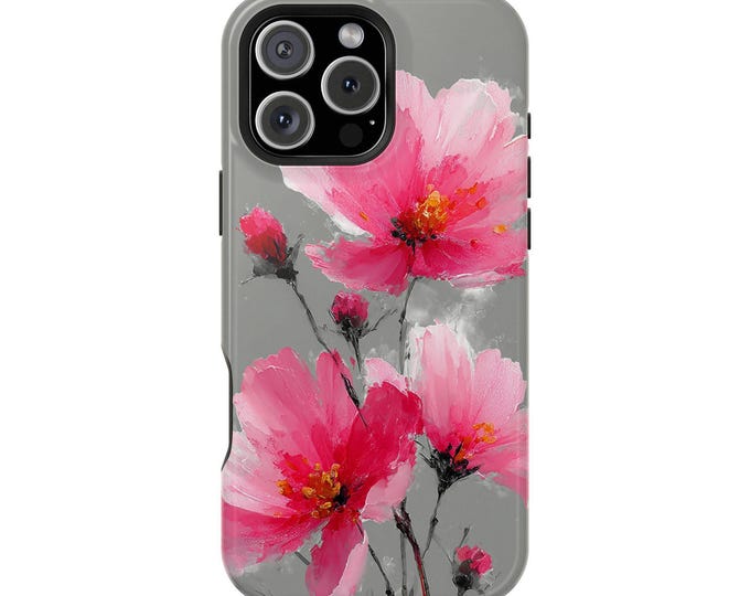 Cosmos Flower Pink Minimalist Pastel Phone Case for iPhone | Samsung Galaxy | Google Pixel