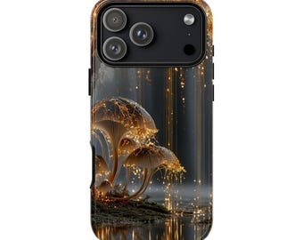 Mysterious Mushrooms Fungi Spores Drip | Phone Ink Case | Custom Made Cover | Lifetime Warranty