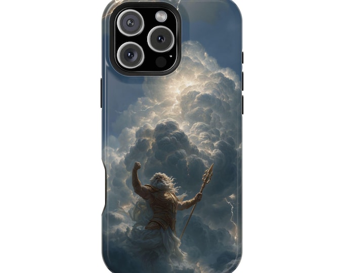 Zeus Lightning Bolt Olympus Phone Case: iPhone, Galaxy, Pixel - Lifetime Warranty