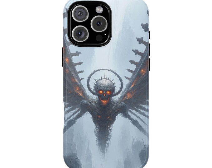 Mechanical Skull Demon Blade Wings Phone Case: iPhone, Galaxy, Pixel - Lifetime Warranty