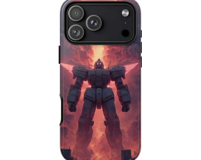 Giant Mech Anime Kaiju Defender Phone Case: iPhone, Galaxy, Pixel - Lifetime Warranty