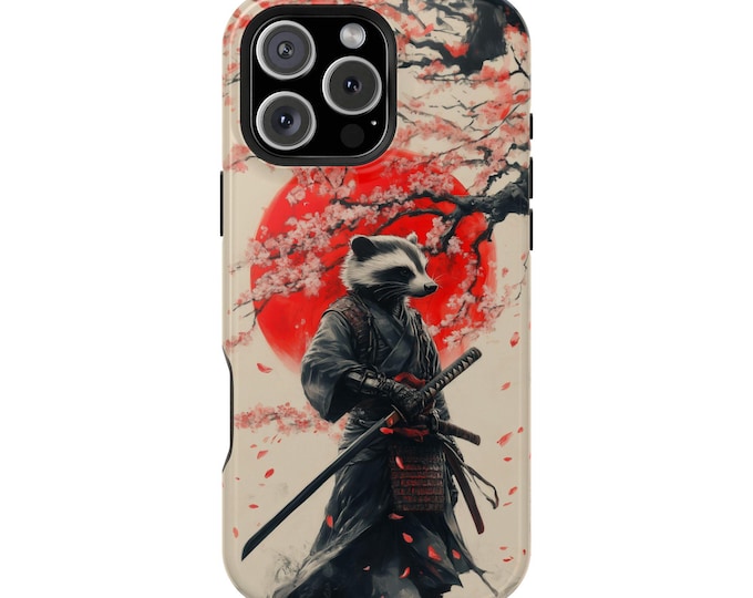 Samurai Honey Badger Phone Case: iPhone, Galaxy, Pixel - Lifetime Warranty