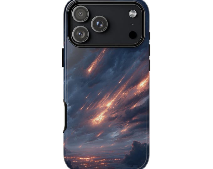 Inferno Storm Meteor Shower Phone Case: iPhone, Galaxy, Pixel - Lifetime Warranty