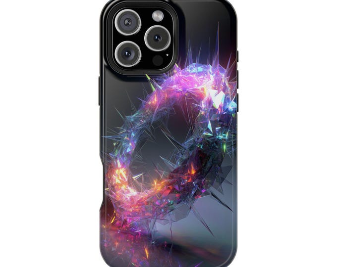 Crown of Thorns 3D Translucent Pink Phone Case: iPhone, Galaxy, Pixel - Lifetime Warranty