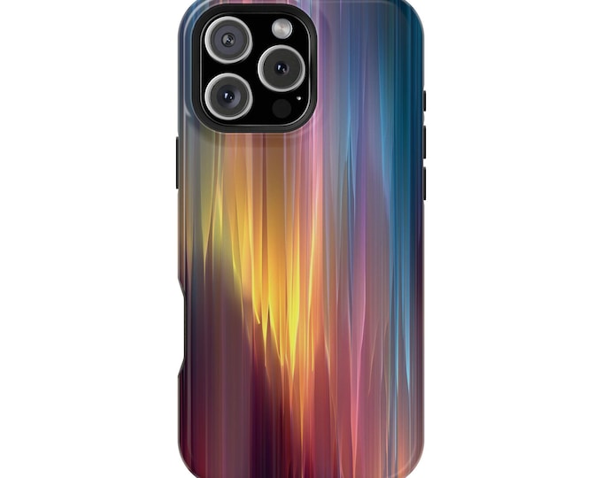 Abstract Gradient Cascade Waves Phone Case: iPhone, Galaxy, Pixel - Lifetime Warranty