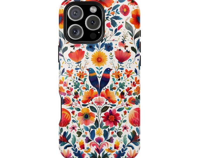 Otomi Bird Mexico Floral Pattern Phone Case for iPhone | Samsung Galaxy | Google Pixel