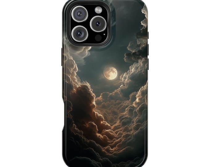 Majestic Night Sky Celestial Clouds Moon Phone Case: iPhone, Galaxy, Pixel - Lifetime Warranty