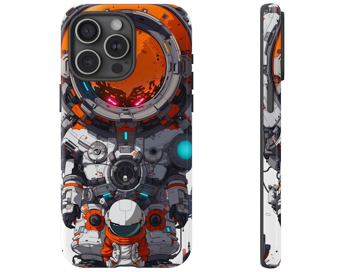 Sci-Fi Spaceship Mechanical Anime Astronaut Phone Case: iPhone, Galaxy, Pixel - Lifetime Warranty