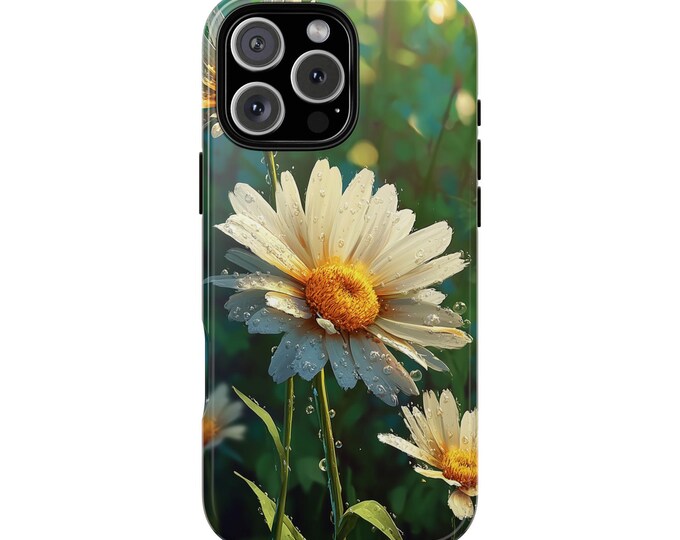 Daisies Wildflower Petal Daisy Floral Phone Case: Tough Cover for iPhone (MagSafe Compatible), Samsung Galaxy, Pixel