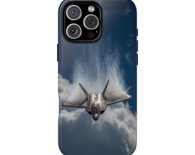 F22 Raptor Jet Plane Phone Case: iPhone, Galaxy, Pixel - Lifetime Warranty