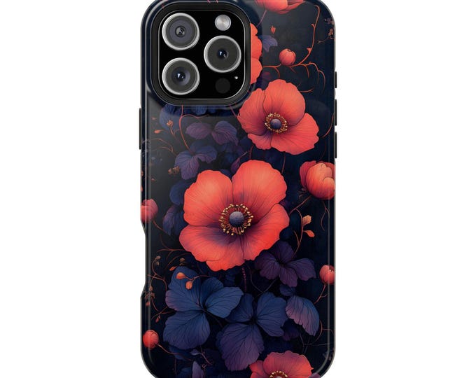 Vintage Fusion Botanical Petal Flower Blooms Phone Case: iPhone, Galaxy, Pixel - Lifetime Warranty