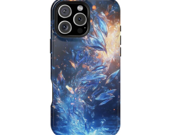 Light Purple Iridescent Liquid Shards Abstract Phone Case: iPhone, Galaxy, Pixel - Lifetime Warranty