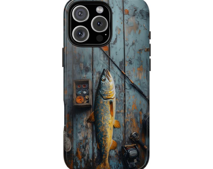 Pike Fishing Gear Phone Case: iPhone, Galaxy, Pixel - Lifetime Warranty