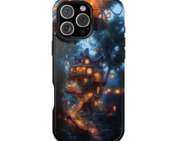 Forest Magic Treehouse Woods Phone Case: iPhone, Galaxy, Pixel - Lifetime Warranty