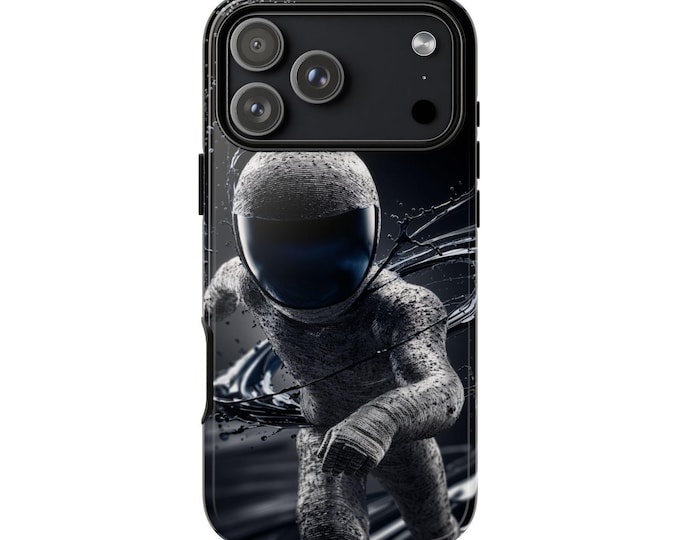 Cosmic Rider Space Time Voyager Phone Case: iPhone, Galaxy, Pixel - Lifetime Warranty