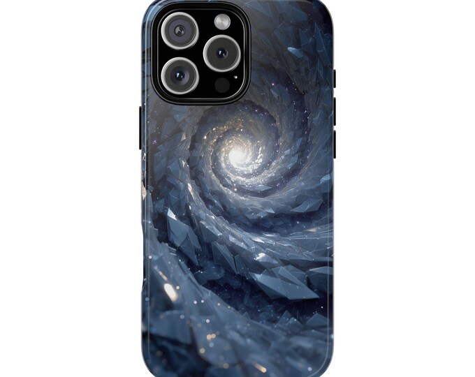 Geometric Vortex Fractal Portal Phone Case: iPhone, Galaxy, Pixel - Lifetime Warranty
