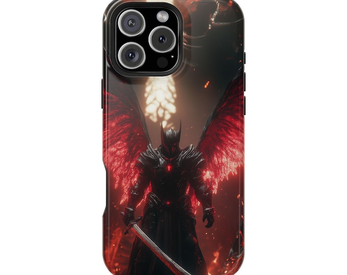 Archangel Knight Warrior Wings Phone Case: iPhone, Galaxy, Pixel - Lifetime Warranty