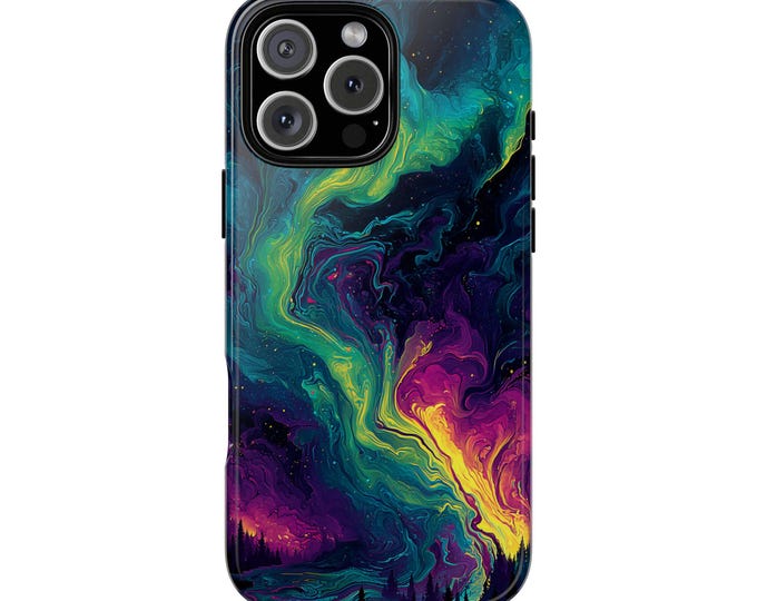 Aurora River Starry Celestial Mystic Mist Phone Case: iPhone, Galaxy, Pixel - Lifetime Warranty