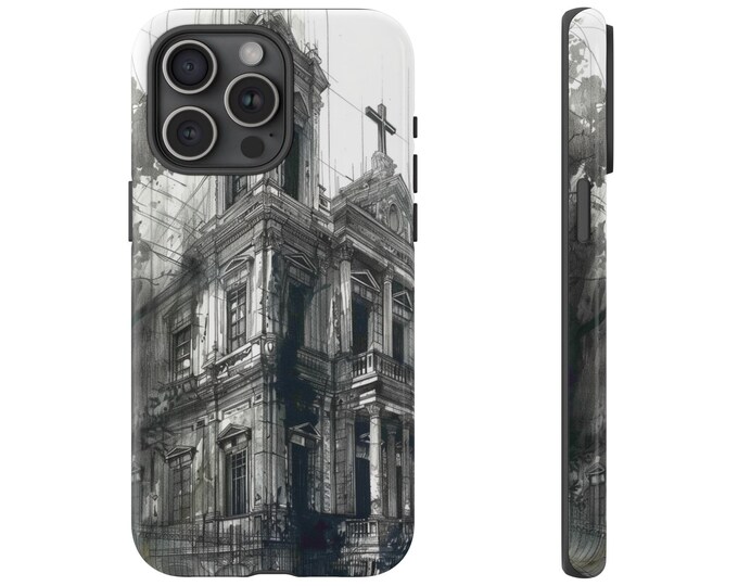 Gothic Cathedral Chapel Church Phone Case: iPhone, Galaxy, Pixel - Lifetime Warranty