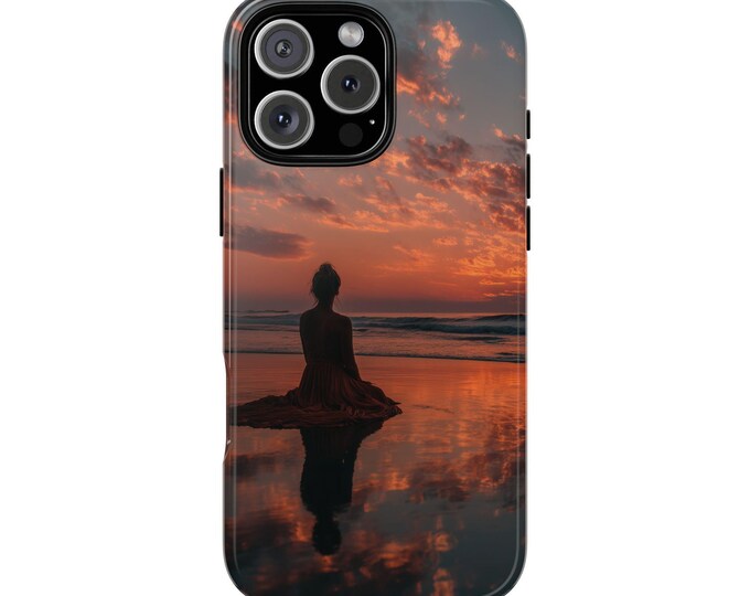 She Makes the Sun Rise Beach Girl Phone Case: iPhone, Galaxy, Pixel - Lifetime Warranty