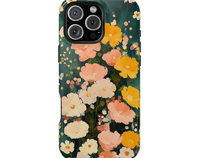 Impressionist Floral Painting Pink Flowers Phone Case for iPhone | Samsung Galaxy | Google Pixel