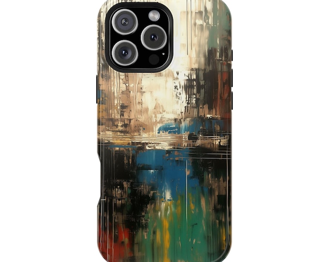 Dusk Reflections Urban Abstract Art Phone Case: iPhone, Galaxy, Pixel - Lifetime Warranty