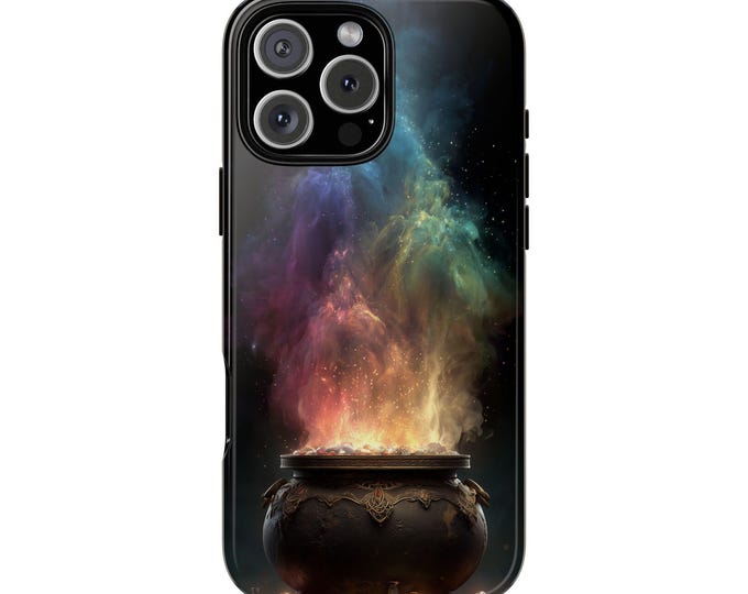 Enchanted Cauldron Bubbling Vapor Smoke Phone Case: iPhone, Galaxy, Pixel - Lifetime Warranty