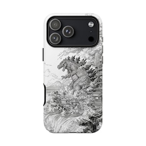 Phone Ink - Kaiju Japan Monster Wave Attack Case: iPhone | Galaxy | Pixel - Lifetime Warranty