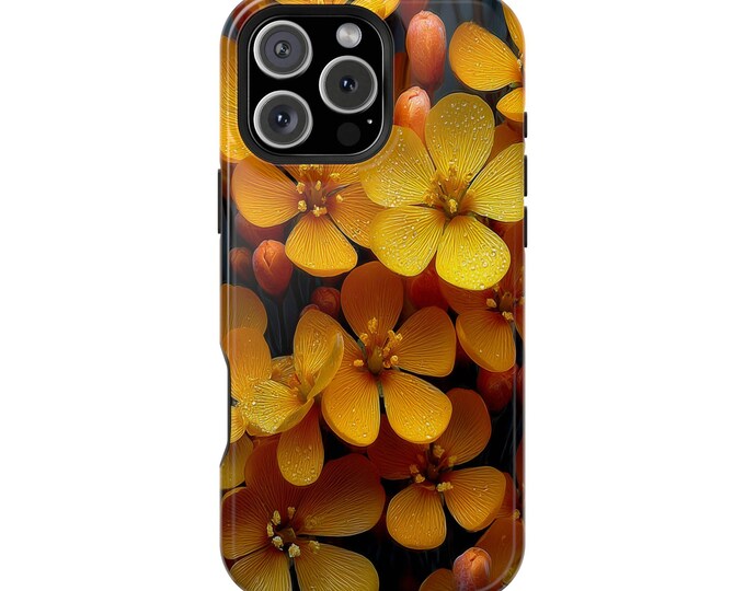 Pretty Yellow Spring Flowers Bright Wildflowers Phone Case: iPhone, Galaxy, Pixel - Lifetime Warranty
