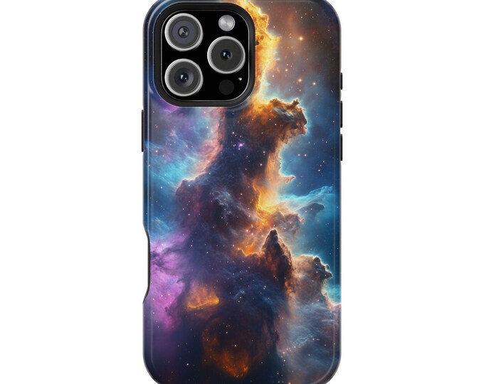 Cosmic Nebula Infused Stars Cloud Hues Phone Case: iPhone, Galaxy, Pixel - Lifetime Warranty