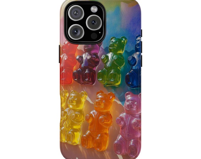 Gummy Bears Colorful Abstract Phone Case: iPhone, Galaxy, Pixel - Lifetime Warranty