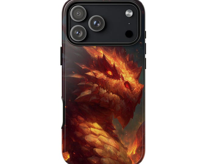 Inferno Dragon Blazing Beast Phone Case: iPhone, Galaxy, Pixel - Lifetime Warranty