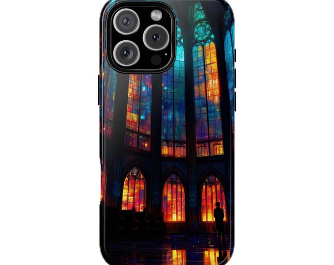 Beautiful Cathedral Stained Glass Windows Phone Case: iPhone, Galaxy, Pixel - MagSafe Compatible