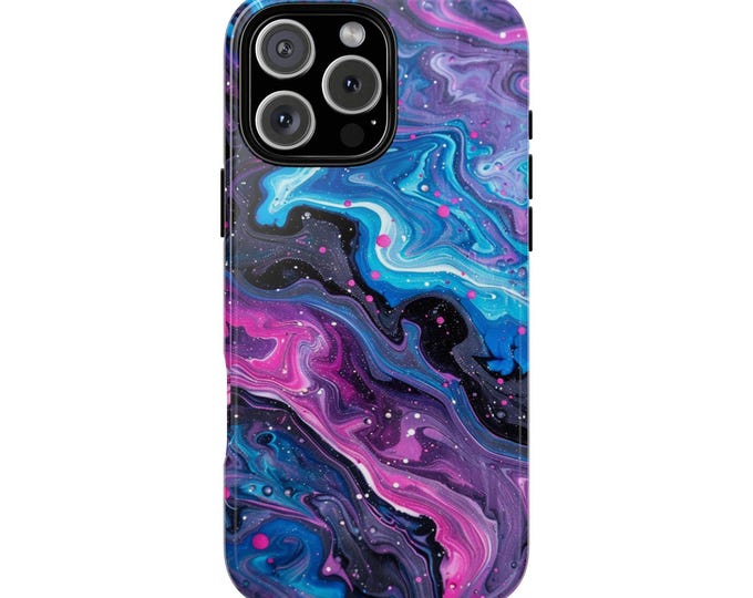 Purple Twilight Blue Haze Hydro Dip Phone Case: iPhone, Galaxy, Pixel - Lifetime Warranty