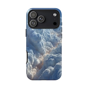 Phone Ink - Hyper Clouds Blue White Textures Case: iPhone | Galaxy | Pixel - Lifetime Warranty