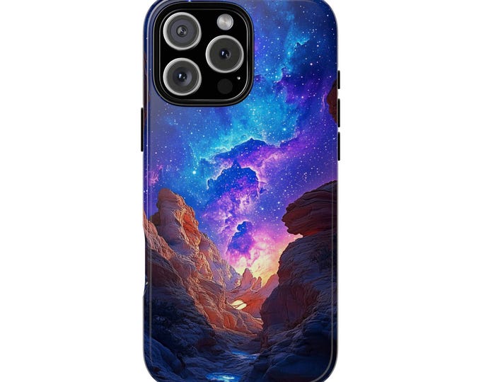 Cosmic Canyon Nebula Stardust Astral Sky Phone Case: iPhone, Galaxy, Pixel - Lifetime Warranty