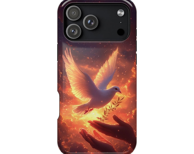 Peaceful Dove Bird Release into Heaven Phone Case: iPhone, Galaxy, Pixel - Lifetime Warranty