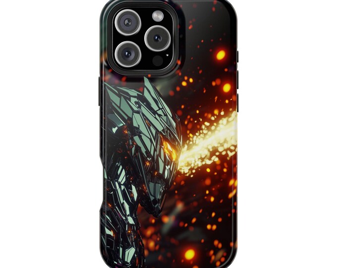 Mech Obsidian Armor Steel Robot Phone Case: iPhone, Galaxy, Pixel - Lifetime Warranty