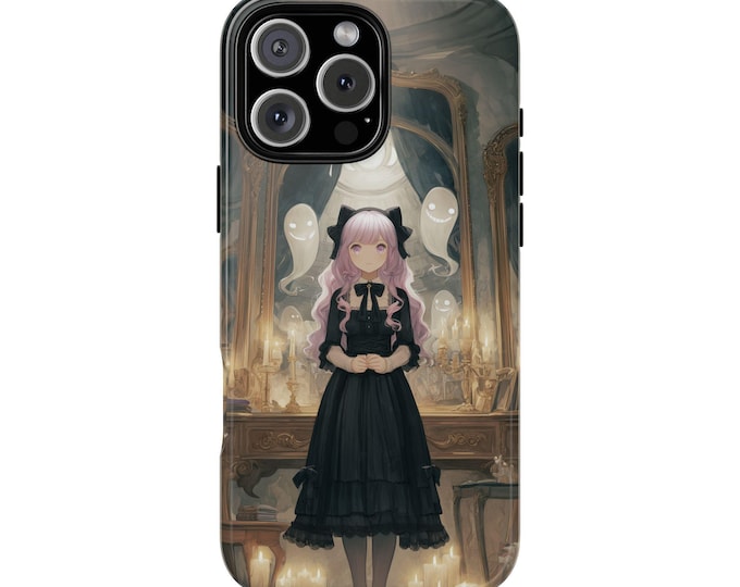 Anime Gothic Girl Spooky Ghosts Phone Case: iPhone, Galaxy, Pixel - Lifetime Warranty