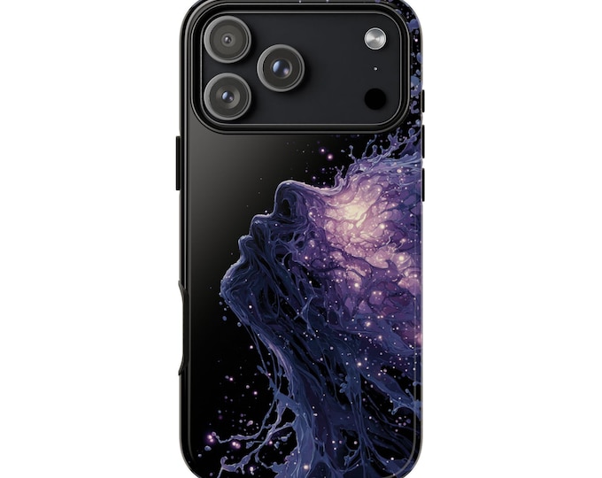 Purple Dimension Ethereal Woman Figure Phone Case: iPhone, Galaxy, Pixel - Lifetime Warranty