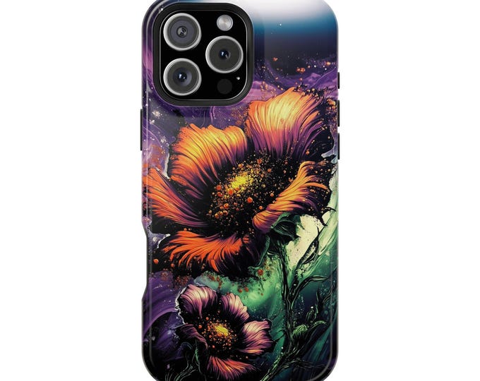 Artistic Naomi Flower Vibrant Art Phone Case: iPhone, Galaxy, Pixel - Lifetime Warranty
