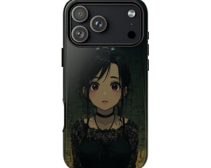 Gothic Anime Lace Dress Girl Phone Case: iPhone, Galaxy, Pixel - Lifetime Warranty