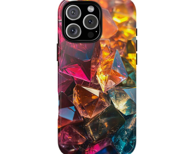 Abstract Crystal Shards Gem Rocks Phone Case: iPhone, Galaxy, Pixel - Lifetime Warranty