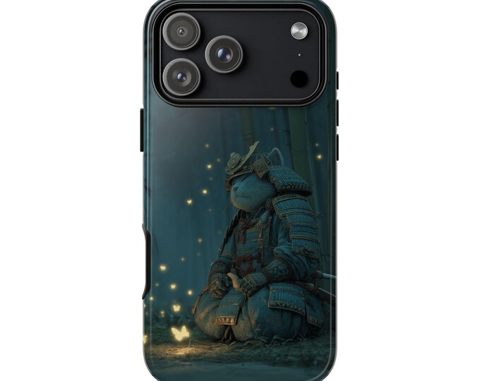 Samurai Cat Warrior Bamboo Forest Phone Case: iPhone, Galaxy, Pixel - Lifetime Warranty