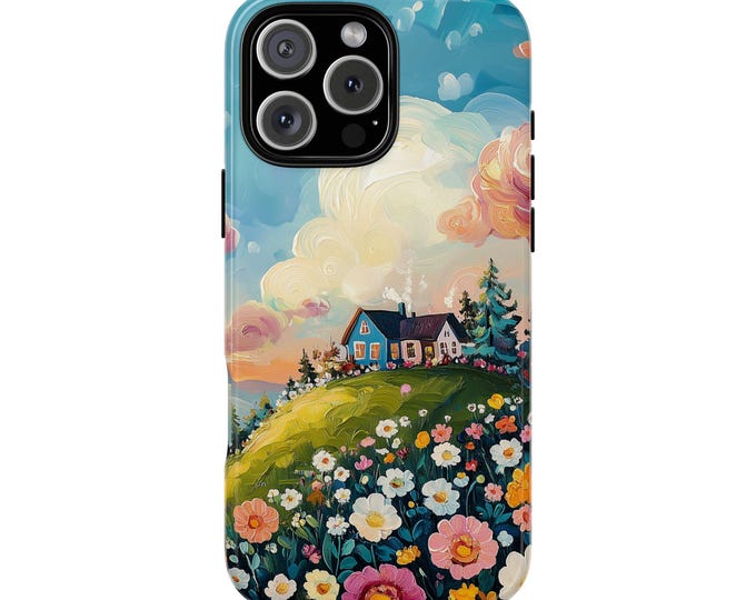 Country Home Summer Wildflowers Phone Case: iPhone, Galaxy, Pixel - Lifetime Warranty