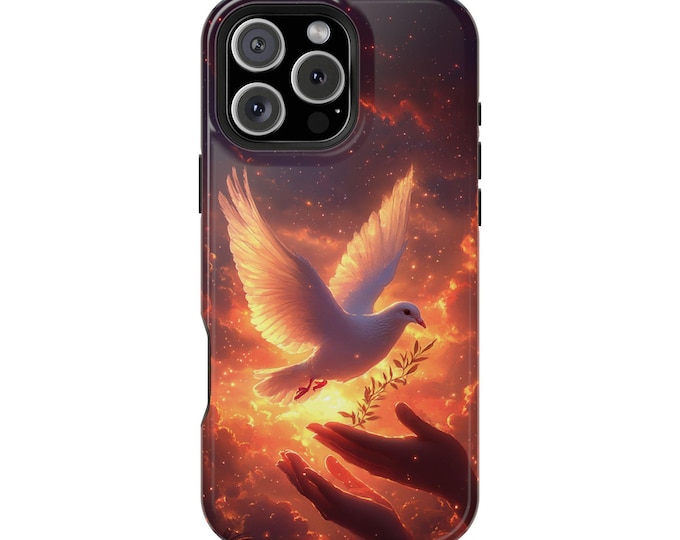 Peaceful Dove Bird Release into Heaven Phone Case: iPhone, Galaxy, Pixel - Lifetime Warranty