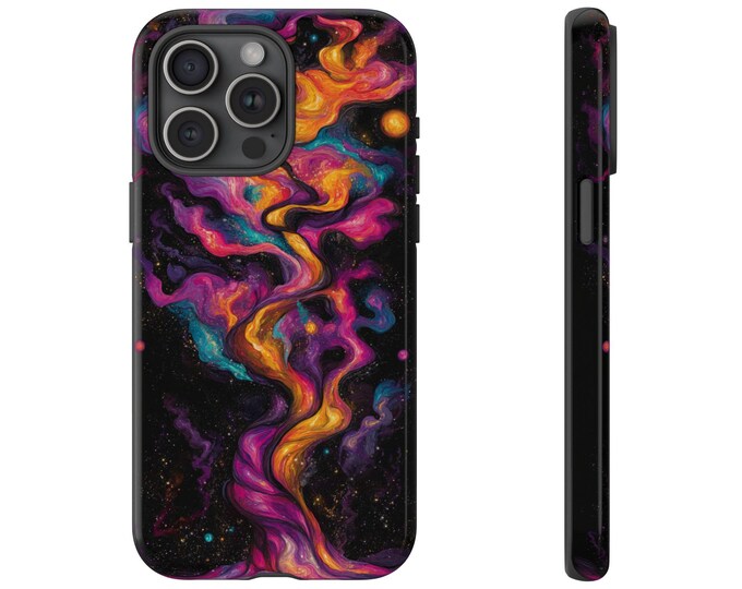 Psychedelic Tree of Life Phone Case: iPhone, Galaxy, Pixel - Magsafe Wireless Charging