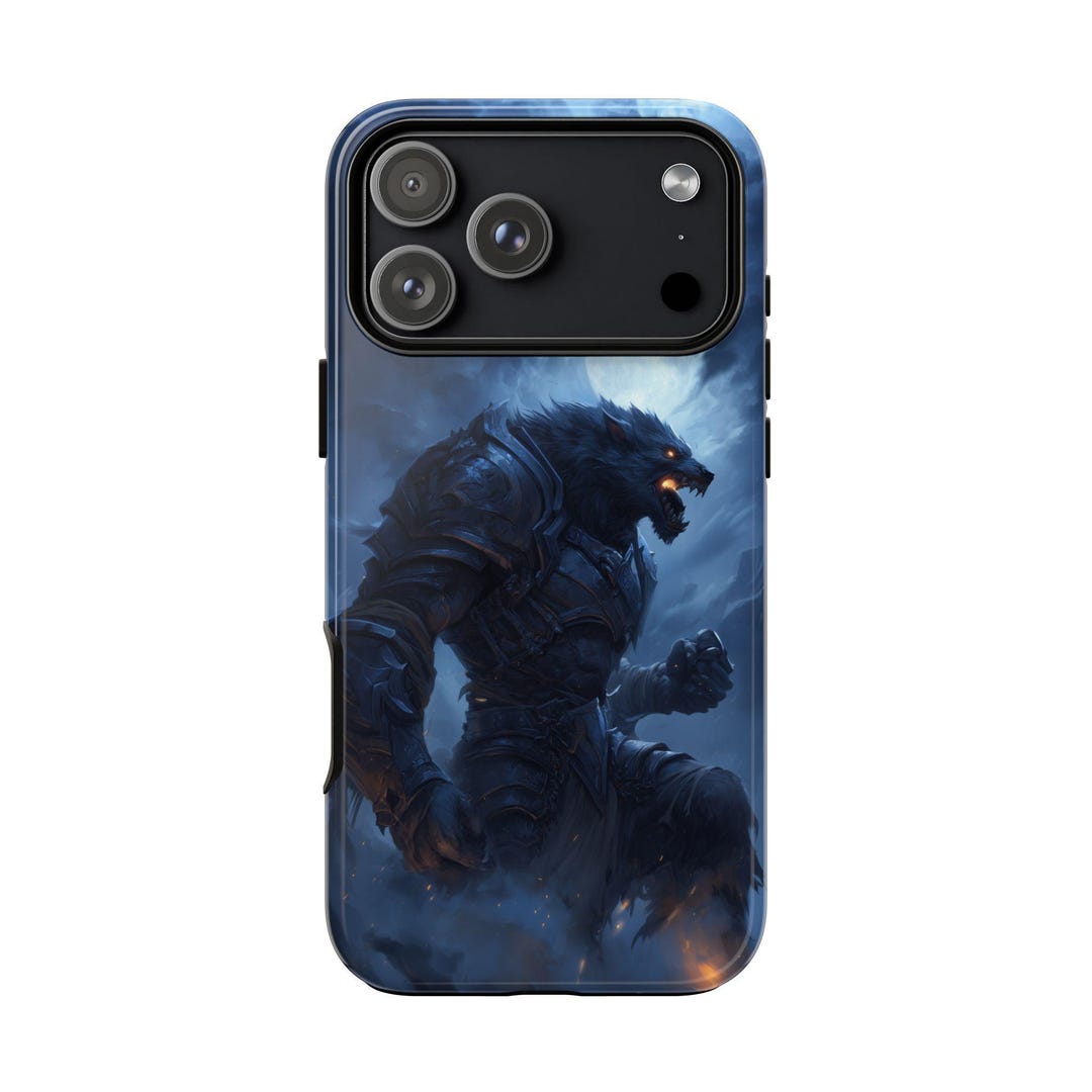 Feral Werewolf Champion Armored Beast Phone Case for iPhone 17 16 15 14 ...
